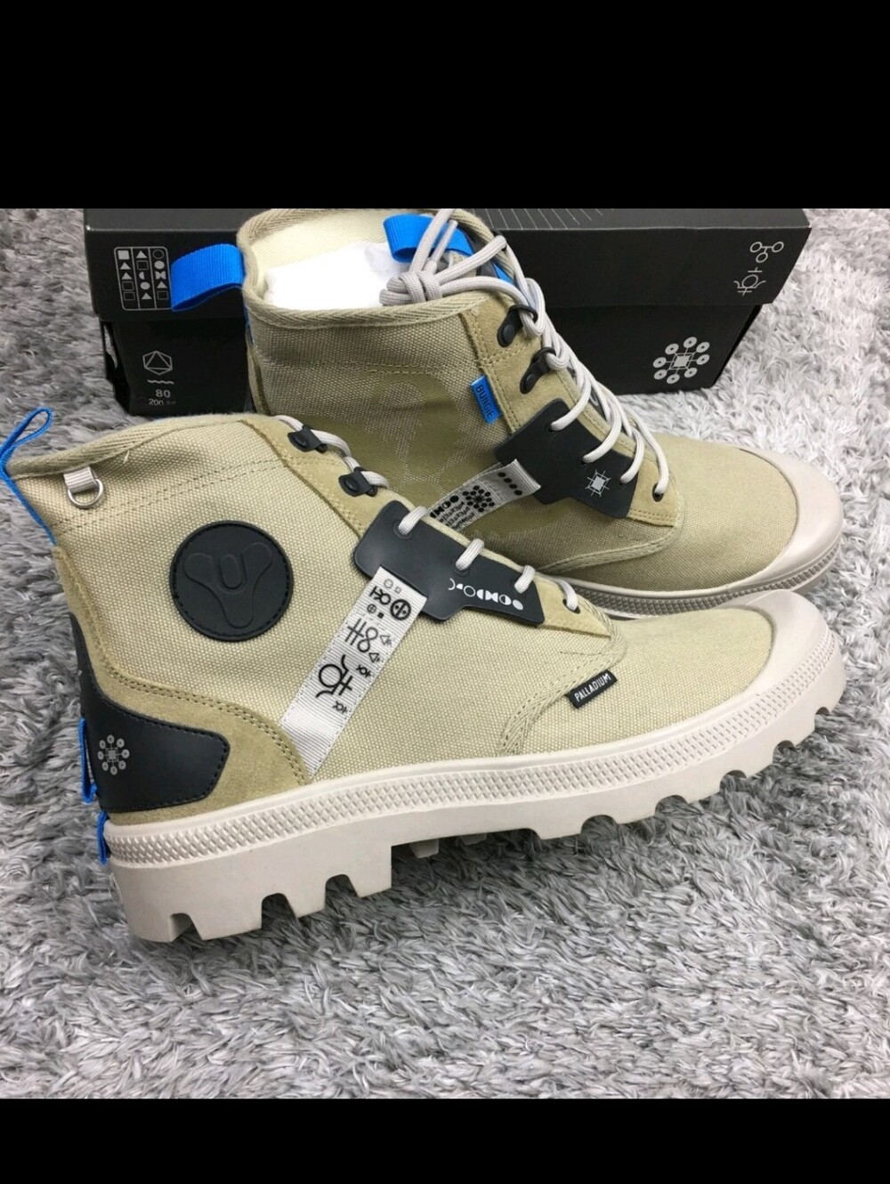Palladium Destiny X Pampa Witch Queen Boot Mens Size 11 Dune Brown 78453-297-M